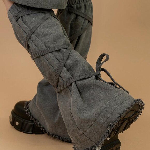 ACDC Rag x Gedraji Cryptid Corpse Dark Grey Leg Warmer - Picture 3 of 6